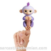 Fingerlings Glitter Monkey Kiki Purple Glitter Interactive Baby Pet By WowWee Kiki Purple Glitter B074G5RHMP